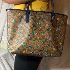 Coach Springtime Floral Tote